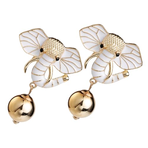 VERDANVERSE Vintage Ohrstecker Damen Ohrschmuck Tropfenlackierung Leichtes Design Ohrringe für Alltag und von VERDANVERSE