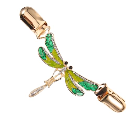 VERDANVERSE Vintage Strass Pullover Clip Metall Cardigan Clip Eleganter Schmuckkleidung Spange Halstuch Schalclip Leichter Schmuck Kleiderclip für Damen und Herren von VERDANVERSE