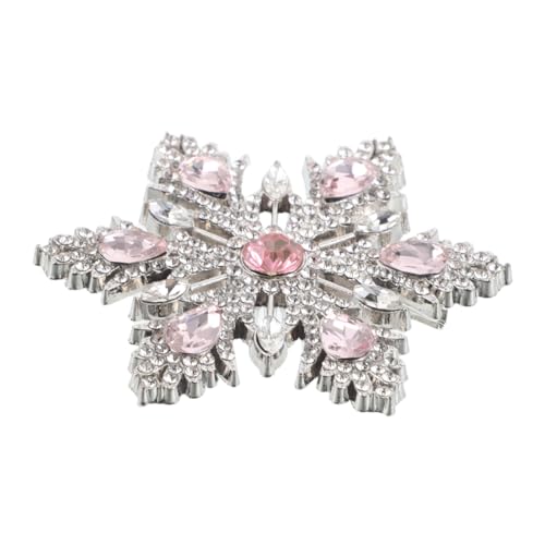VERDANVERSE Weihnachts Schneeflocken Brosche Weihnachtsbroschen Blumenstrauß Broschen Winter Accessoire Anzugjacke Anstecknadel Frostige Anstecknadel Schneeflocken Schmuck von VERDANVERSE