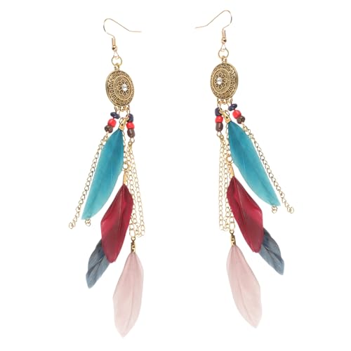 VERDANVERSE Western Ohrringe Damen Vintage Tassel Ohrringe Bohemian Dangle Ohrschmuck Leicht Langlebig für Alltag und Party von VERDANVERSE