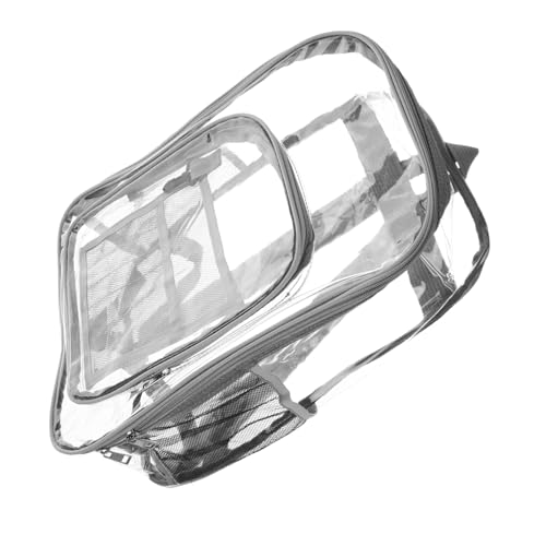 VERDANVERSE Zippered Backpack Tragbarer Transparenter Rucksack Für Und Arbeit Und Leicht Für Konzerte Und Festivals Modern Und von VERDANVERSE
