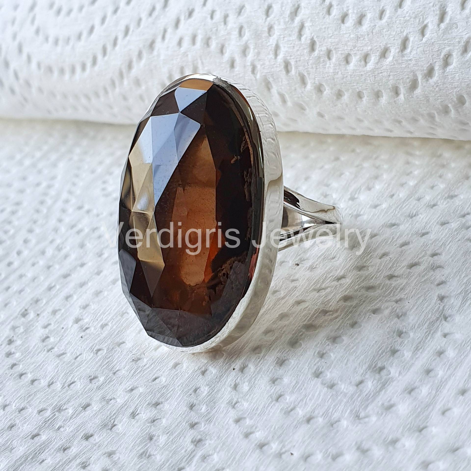 Natürlicher Rauchquarz Ring, Handgemacht, Sterling Silber Schmuck, Ring Für Frauen, Edelstein Boho, Skorpion Geburtsstein Antiker Natürlicher Rauchquarz Ring, Handgemacht, Sterling Silber Schmuck, Ring Für Frauen, Edelstein Boho, Skorpion Geburtsstein Antiker von VERDIGRISJEWELLERY