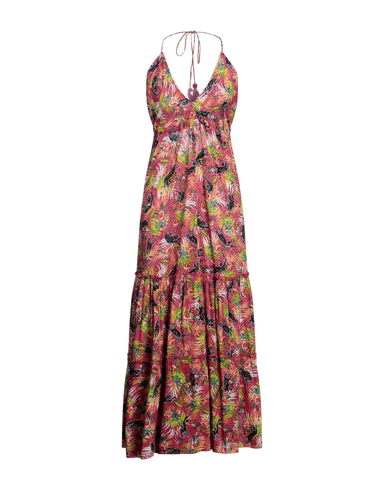 VERDISSIMA Maxi-kleid Damen Fuchsia VERDISSIMA Maxi-kleid Damen Fuchsia von VERDISSIMA