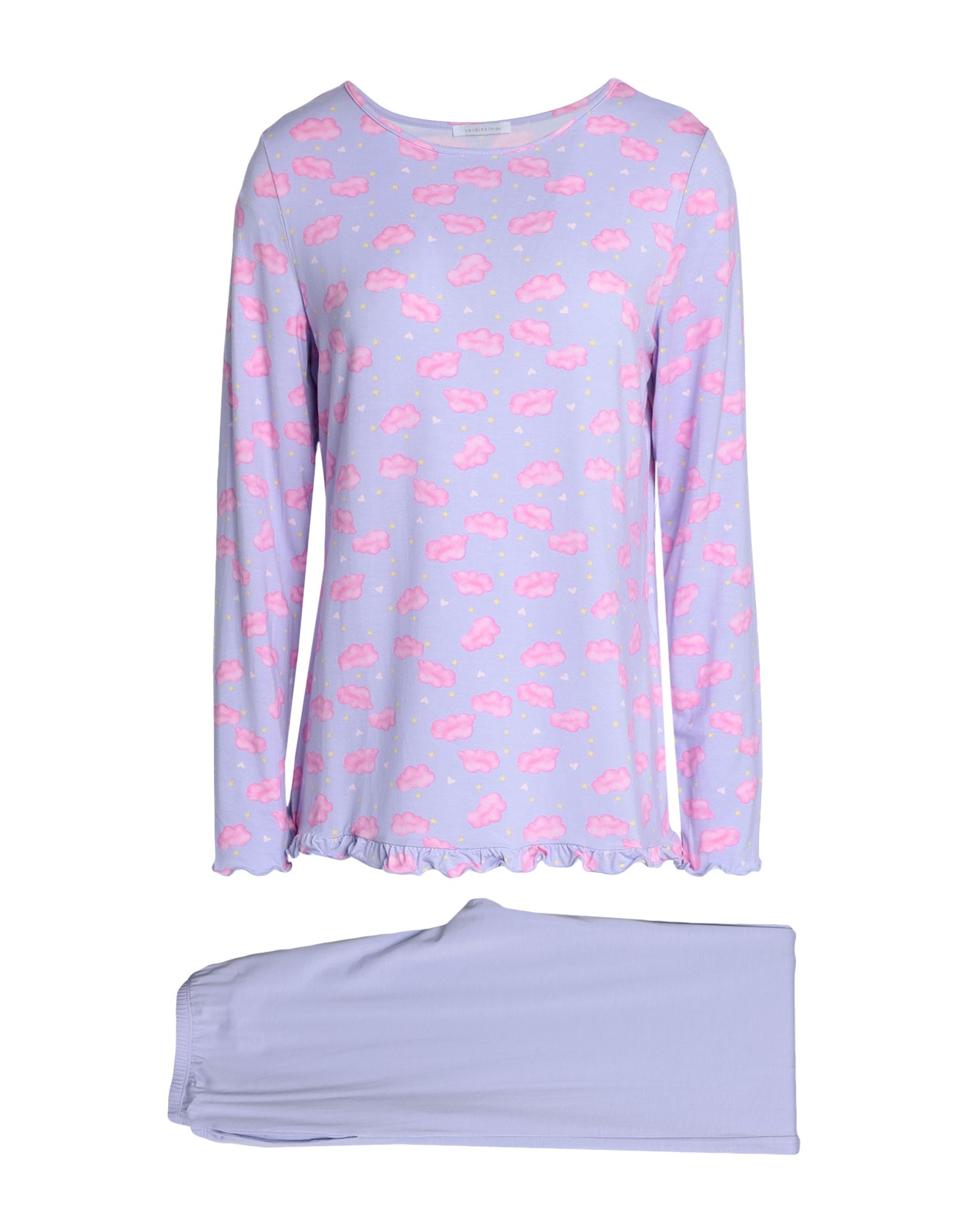 VERDISSIMA Pyjama Damen Lila von VERDISSIMA