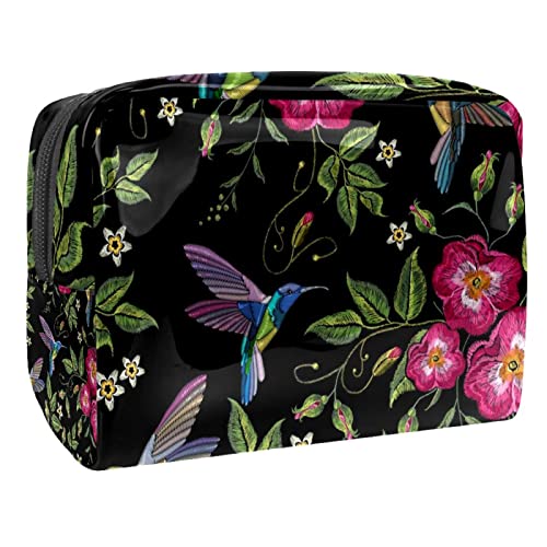 Blumen und Kolibris Hängende Kosmetiktasche Kosmetiktasche für Frauen Reisen von VERED