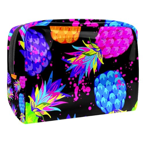 Buntes Obst-Muster Schminkpinsel Beauty Bag Organizer Kosmetiktasche von VERED