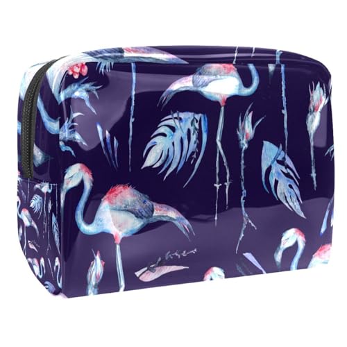 Flamingo Vögel Blatt Hängende Kosmetiktasche Kosmetiktasche für Frauen Reisen von VERED