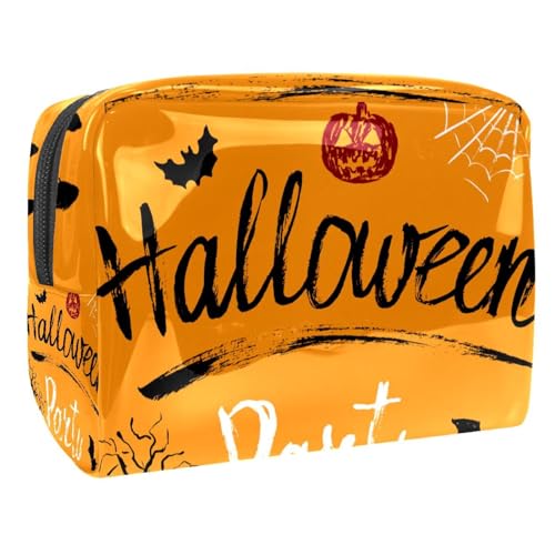 Fröhliche Halloween-Ferien Kosmetiktasche Reise Kosmetiktasche Make Up Tasche für Damen von VERED