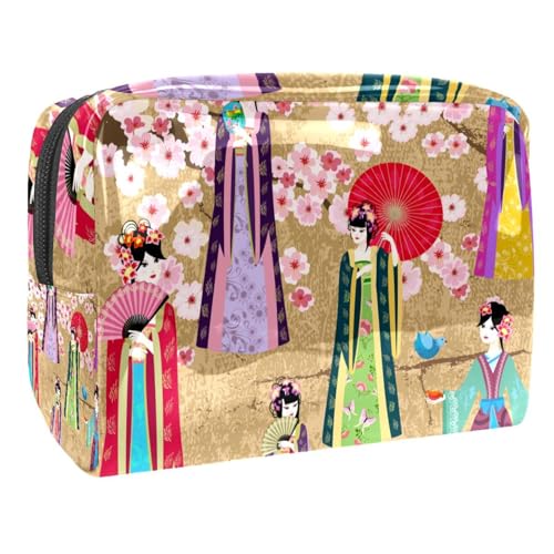 Japanische Mädchen Kosmetiktasche Kosmetiktasche Handtasche Beutel, 8,9x5,9x5,4 in von VERED