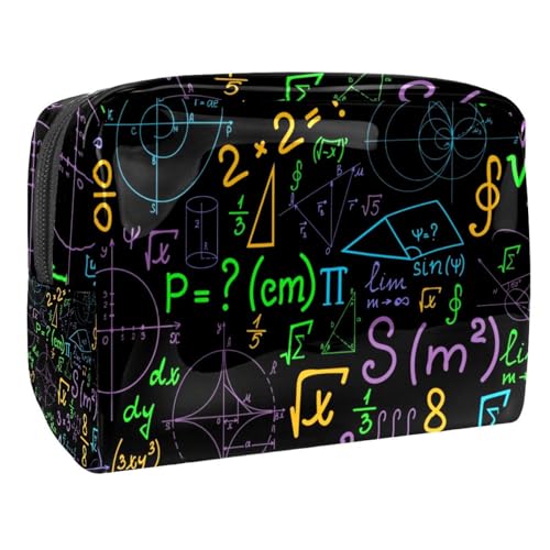 Mathematische Formeln Kosmetiktasche Portable Kosmetiktaschen für Frauen Mädchen von VERED