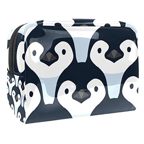 Niedliche Pinguine Kosmetiktasche Portable Kosmetiktaschen für Frauen Mädchen von VERED