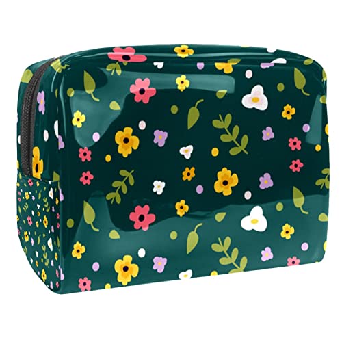 Niedliche kleine Florale Blumen Schminkpinsel Beauty Bag Organizer Kosmetiktasche von VERED