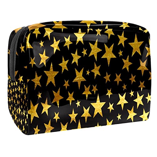 Sterne Muster Kosmetiktasche Portable Kosmetiktaschen für Frauen Mädchen von VERED