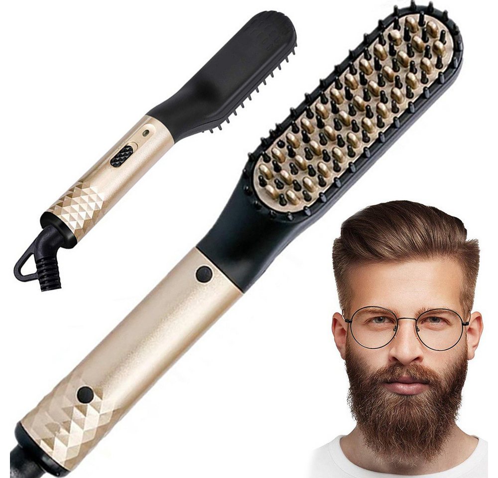 VERK GROUP Haarbürste Herren Glättbürste Haarglätter Haarbürste Bartglätter Glätter 15950z von VERK GROUP