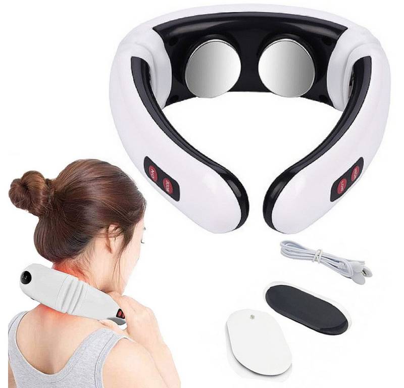 VERK GROUP Nacken-Massagegerät Nackenmassagegerät Elektrostimulator für Nacken Rücken von VERK GROUP