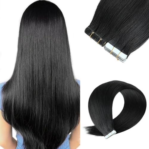 Tape-in-haarverlängerung, Echthaar Für Frauen, 20 Stück/30 G/40 G/50 G, Remy-echthaar-tape-in-extensions, Pflegeleicht von VERMIS