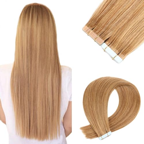 Tape-in-haarverlängerung, Echthaar Für Frauen, 20 Stück/30 G/40 G/50 G, Remy-echthaar-tape-in-extensions, Pflegeleicht von VERMIS