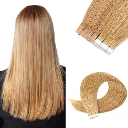 Tape-in-haarverlängerung, Echthaar Für Frauen, 20 Stück/30 G/40 G/50 G, Remy-echthaar-tape-in-extensions, Pflegeleicht von VERMIS