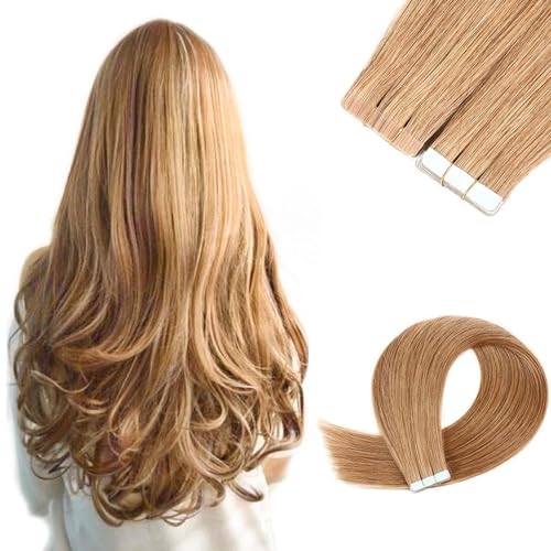 Tape-in-haarverlängerung, Echthaar Für Frauen, 20 Stück/30 G/40 G/50 G, Remy-echthaar-tape-in-extensions, Pflegeleicht von VERMIS