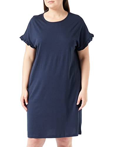 VERO MODA CURVE Damen VMDANA SS Short Dress JRS CUR Kleid, Navy Blazer, 20-48 von VERO MODA