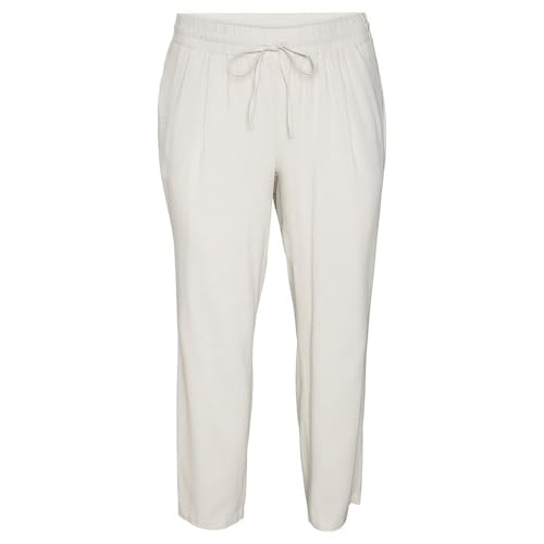 VERO MODA CURVE Damen VMJESMILO Ankle Pants WVN GA NOOS CUR Hose, Silver Lining, 50 von VERO MODA CURVE