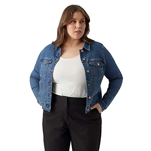 Vmruna Ls Slim DNM Jck Mix Ga Cur Noos von VERO MODA