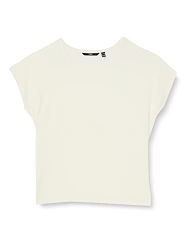 VERO MODA CURVE Damen Vmaya Plain Top Ga Noos Curve T Shirt, Snow White, L Große Größen EU von VERO MODA CURVE