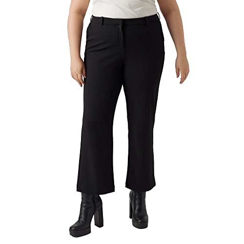 VERO MODA CURVE Damen Vmzamira Mr Slim Str Pant Ga Curve Noos Hose, Schwarz, L / 32L EU von VERO MODA CURVE
