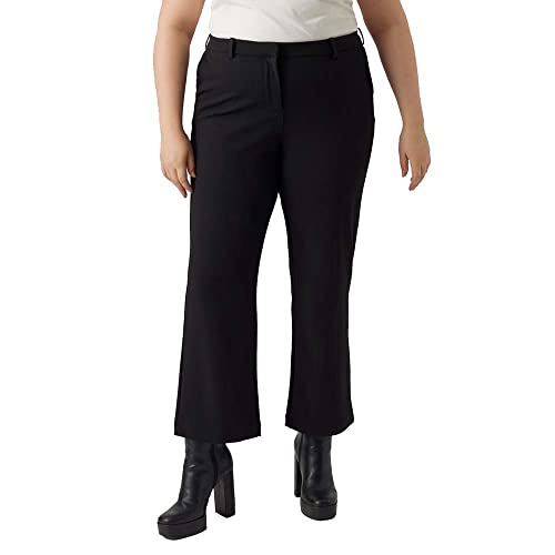 VERO MODA CURVE Damen Vmzamira Mr Slim Str Pant Ga Curve Noos Hose, Schwarz, XL / 32L EU von VERO MODA CURVE