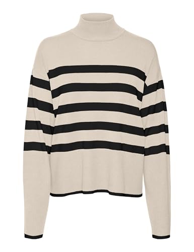 VERO MODA CURVE VMCHAPPINESS LS HIGHNK Pullove GA BO CU von VERO MODA CURVE