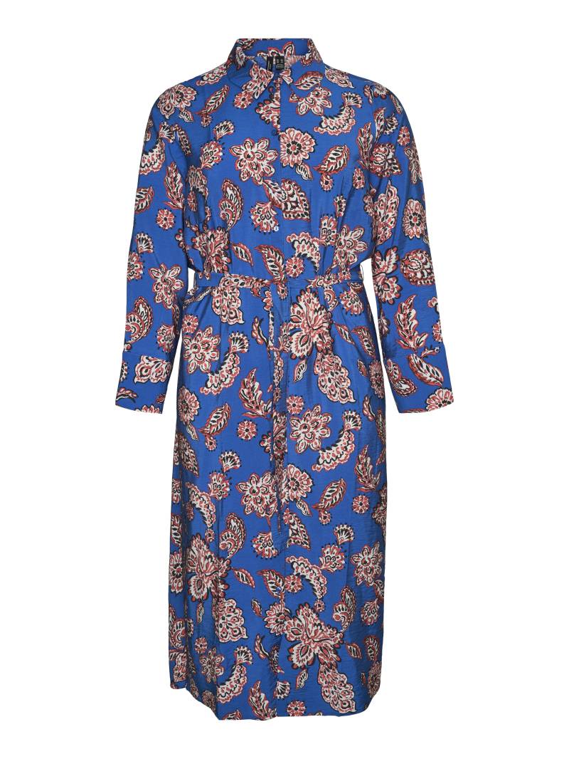 VERO MODA CURVE - VMCJOSIE JOAN LS 7/8 SHIRT DRESS WV CUR - Gr. - 50 von VERO MODA CURVE