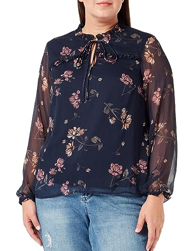 VERO MODA CURVE VMCSMILLA LS TOP WVN GA NOOS CUR von VERO MODA