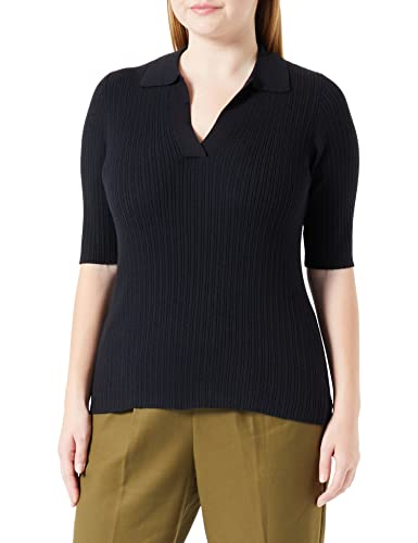 VERO MODA CURVE VMHOLLY 2/4 Polo Pullover GA Boo CUR von VERO MODA CURVE