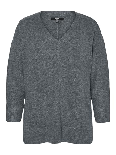VERO MODA CURVE Vmcfiluca Ls V-NCK Long Pull Ga Cur Noos von VERO MODA