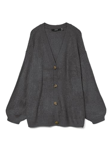 VERO MODA CURVE Vmclea Ls V-Neck Cuff Cardigan Cur - Plus Size von VERO MODA CURVE