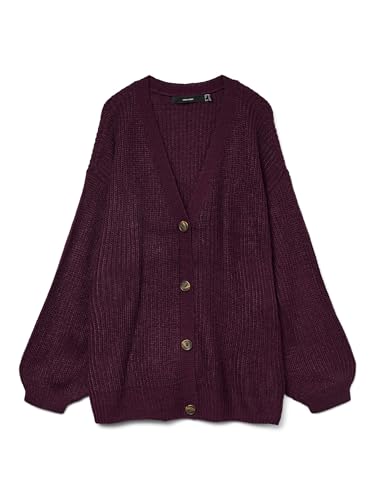 VERO MODA CURVE Vmclea Ls V-Neck Cuff Cardigan Cur - Plus Size von VERO MODA CURVE