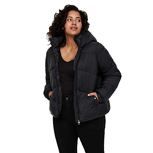 VERO MODA Damen Vmuppsala Short Jacket Noos Curve, Schwarz, 50 von VERO MODA