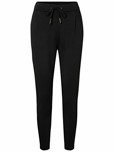 Vero Moda Curve Damen Vmeva Mr Loose String Ga Noos Pants, Schwarz, 50W / 32L von VERO MODA