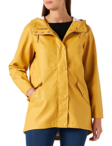 VERO MODA PETITE Women's VMMALOU Coated Jacket NOOS Petite Jacke, Amber Gold, M/P von VERO MODA