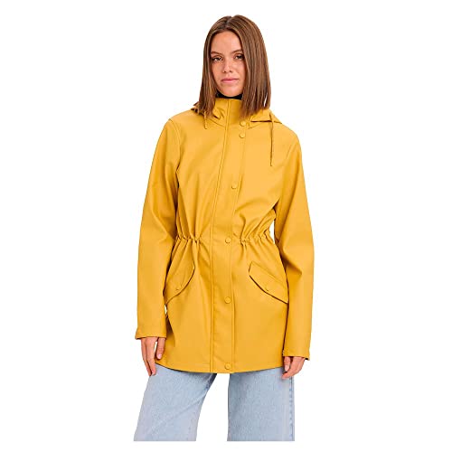 VERO MODA Women's VMMALOU Coated Jacket NOOS Tall Jacke, Amber Gold, XL/T von VERO MODA