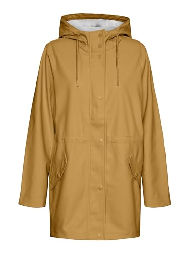 VERO MODA Women's VMMALOU Coated Jacket NOOS Tall Jacke, Amber Gold, XL/T von VERO MODA