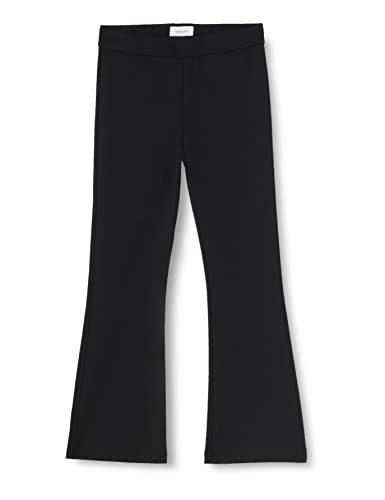 VERO MODA A/S Mädchen Vmluccakamma Mr Flared Pant Girl Noos Hose, Schwarz, 134 von VERO MODA