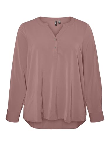 VERO MODA CURVE VMCANI LS TOP WVN GA NOOS CUR von VERO MODA
