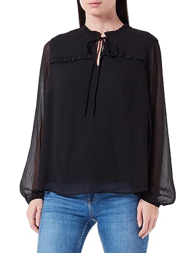 VERO MODA CURVE VMCSMILLA LS TOP WVN GA NOOS CUR von VERO MODA