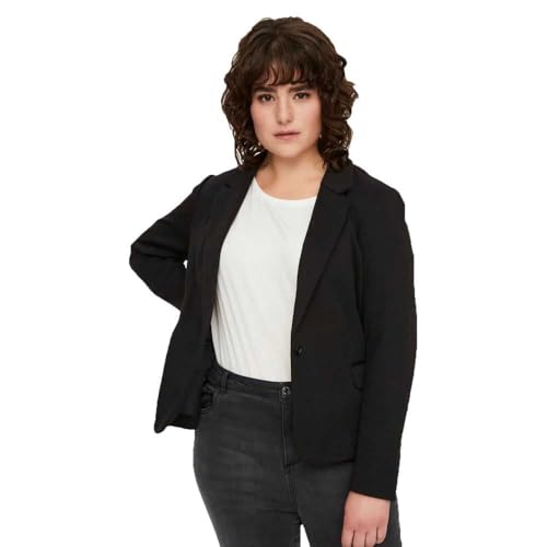 VERO MODA Curve Damen Vmjulia Noos Blazer, Schwarz, 50 Große Größen EU von VERO MODA