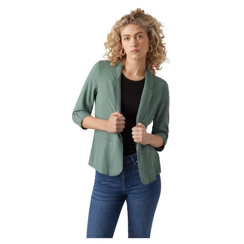 VERO MODA Damen Blazer VMJesmilo Sakko mit Dreiviertel-Ärmeln 10279700 Laurel Wreath XS VERO MODA Damen Blazer VMJesmilo Sakko mit Dreiviertel-Ärmeln 10279700 Laurel Wreath XS von VERO MODA