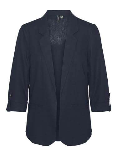 Vero Moda Damen Blazer VMJesmilo Sakko mit Dreiviertel-Ärmeln 10279700 Navy Blazer XS Vero Moda Damen Blazer VMJesmilo Sakko mit Dreiviertel-Ärmeln 10279700 Navy Blazer XS von VERO MODA