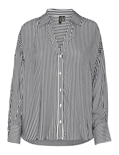 VMBUMPY L/S Oversize Shirt WVN GA von VERO MODA