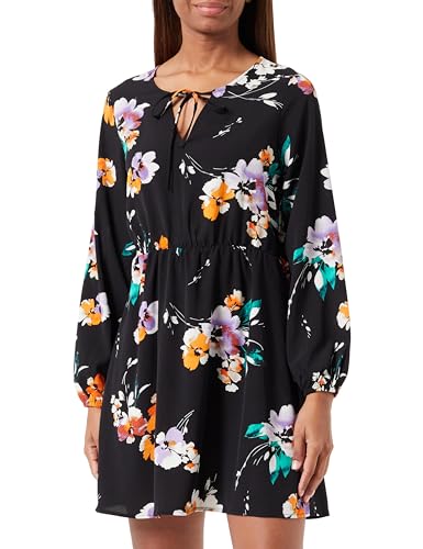 VERO MODA Kleid Damen, Black/AOP:Penny, XS von VERO MODA