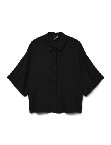VMLINN 2/4 Short Shirt WVN NOOS von VERO MODA